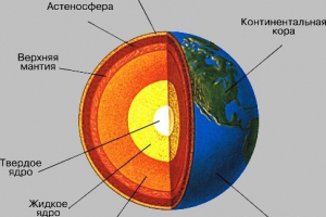Структура земної кори Структура земної кори