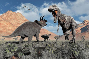 Тиранозавр рекс проти трицератопів. Хто переможе? Тиранозавр рекс проти трицератопів. Хто переможе?